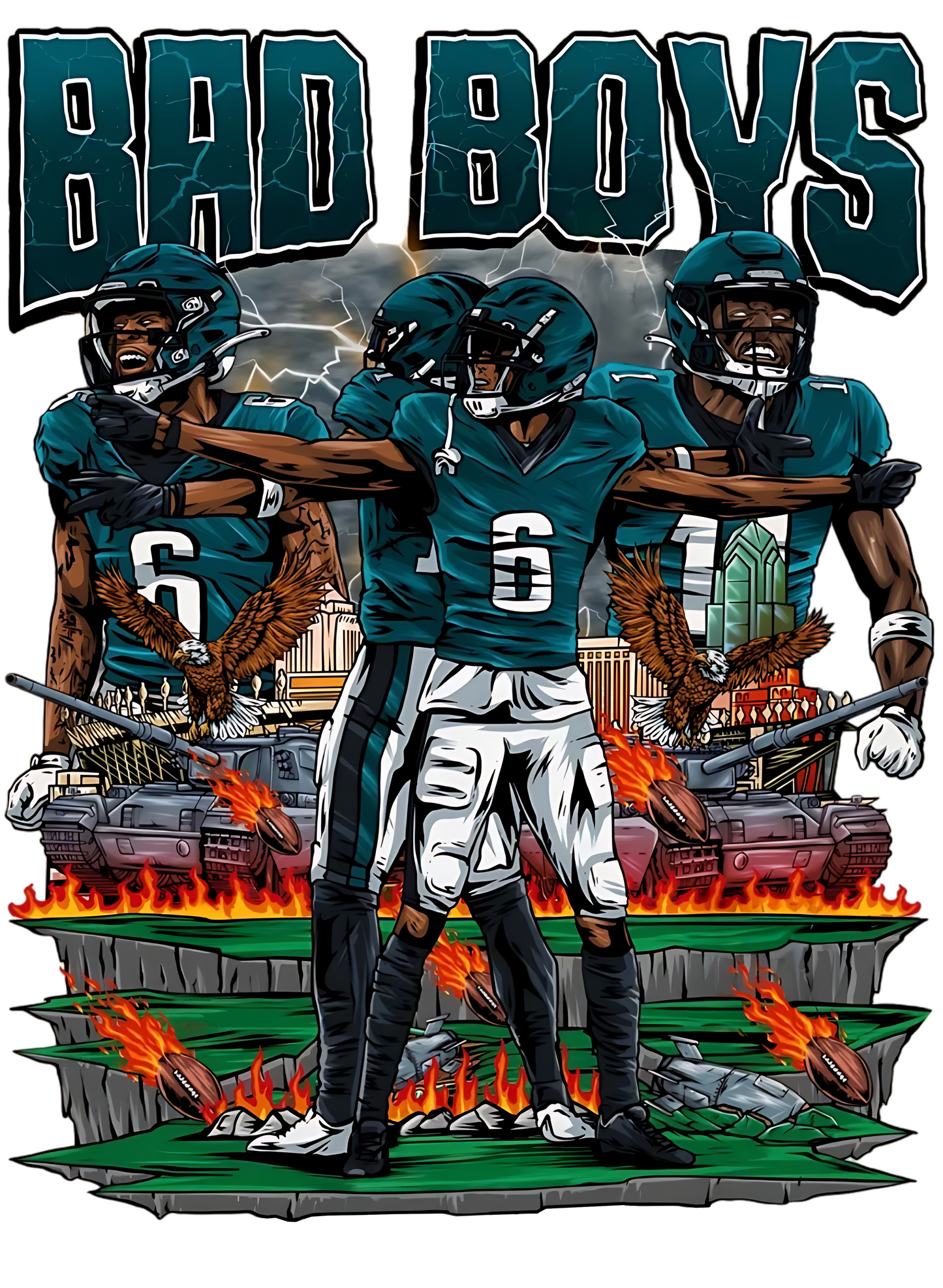 Bad Boys - AJ Brown and Devonta Smith Graphic Tee