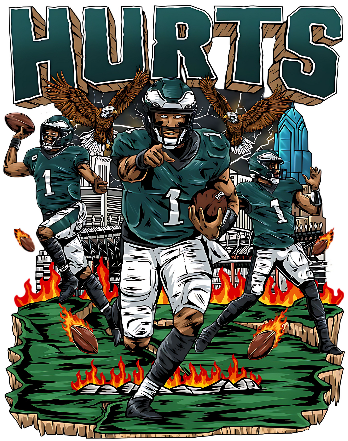 Jalen Hurts Graphic Tee