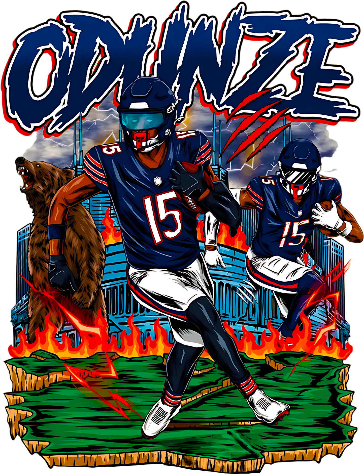 Rome Odunze Graphic Tee