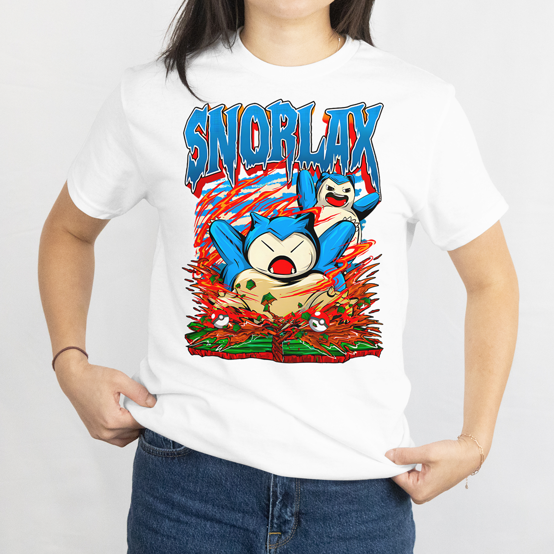 Snorlax Pokemon Graphic Tee