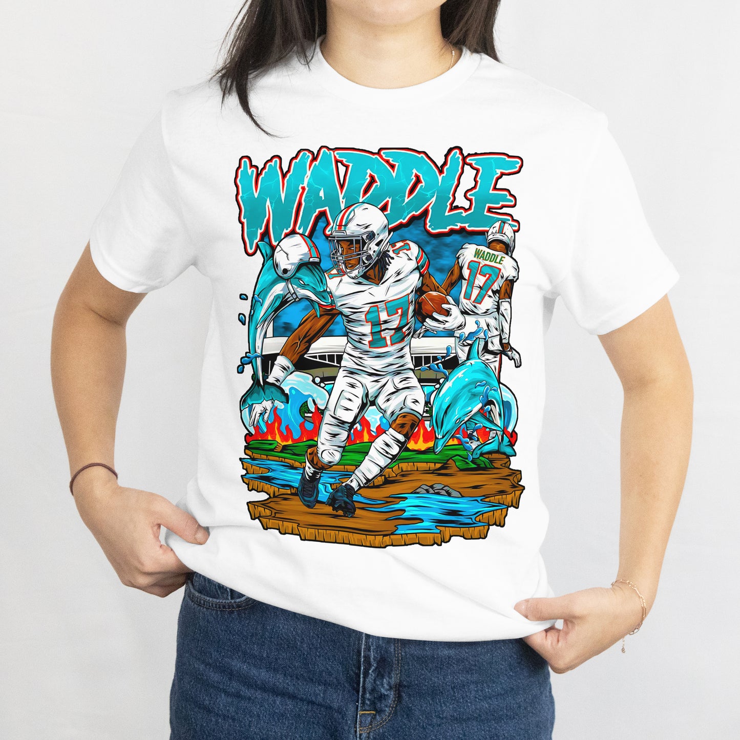Jaylen Waddle Graphic Tee