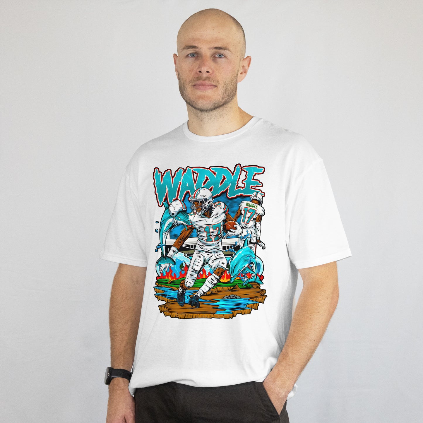 Jaylen Waddle Graphic Tee