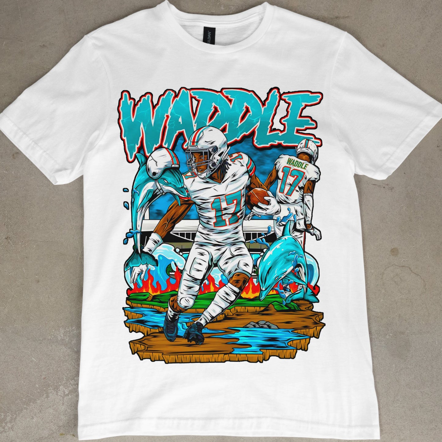 Jaylen Waddle Graphic Tee
