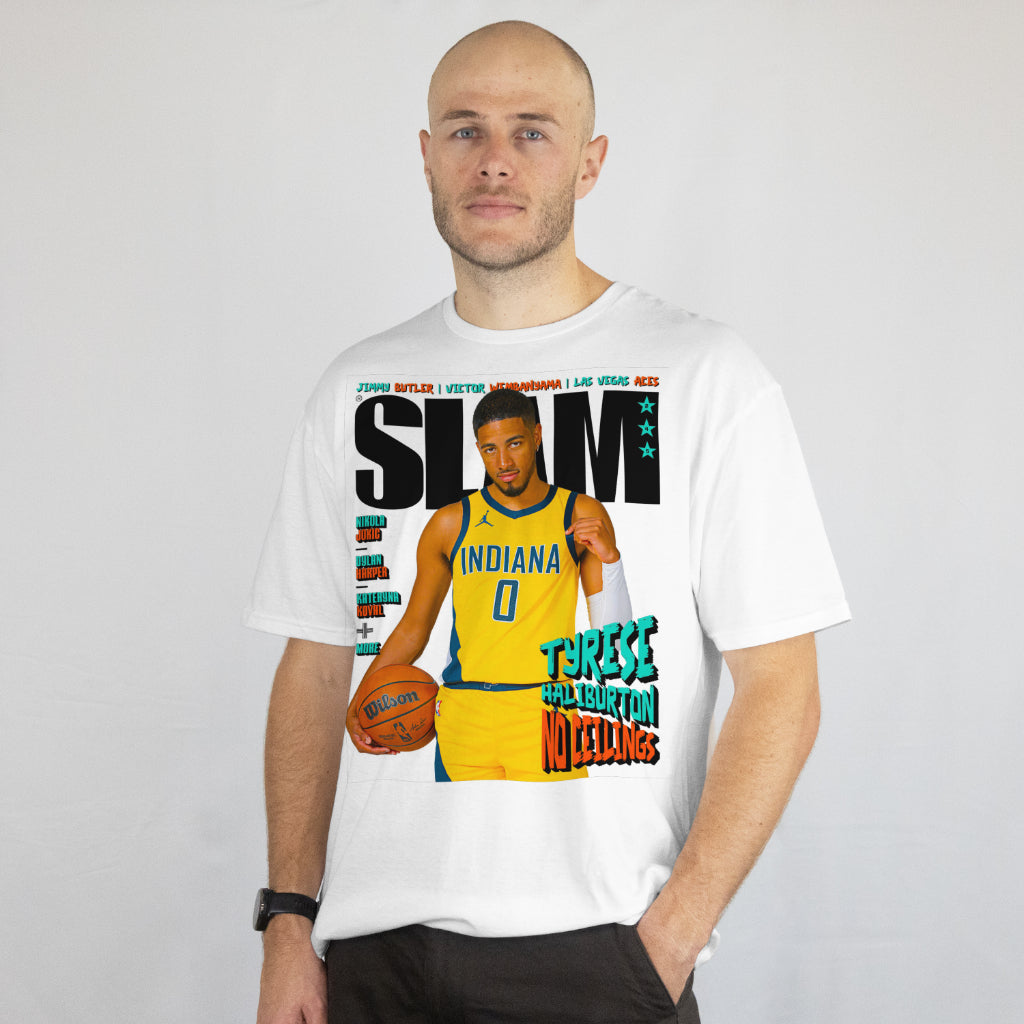 Tyrese Haliburton Slam Cover Graphic Tee