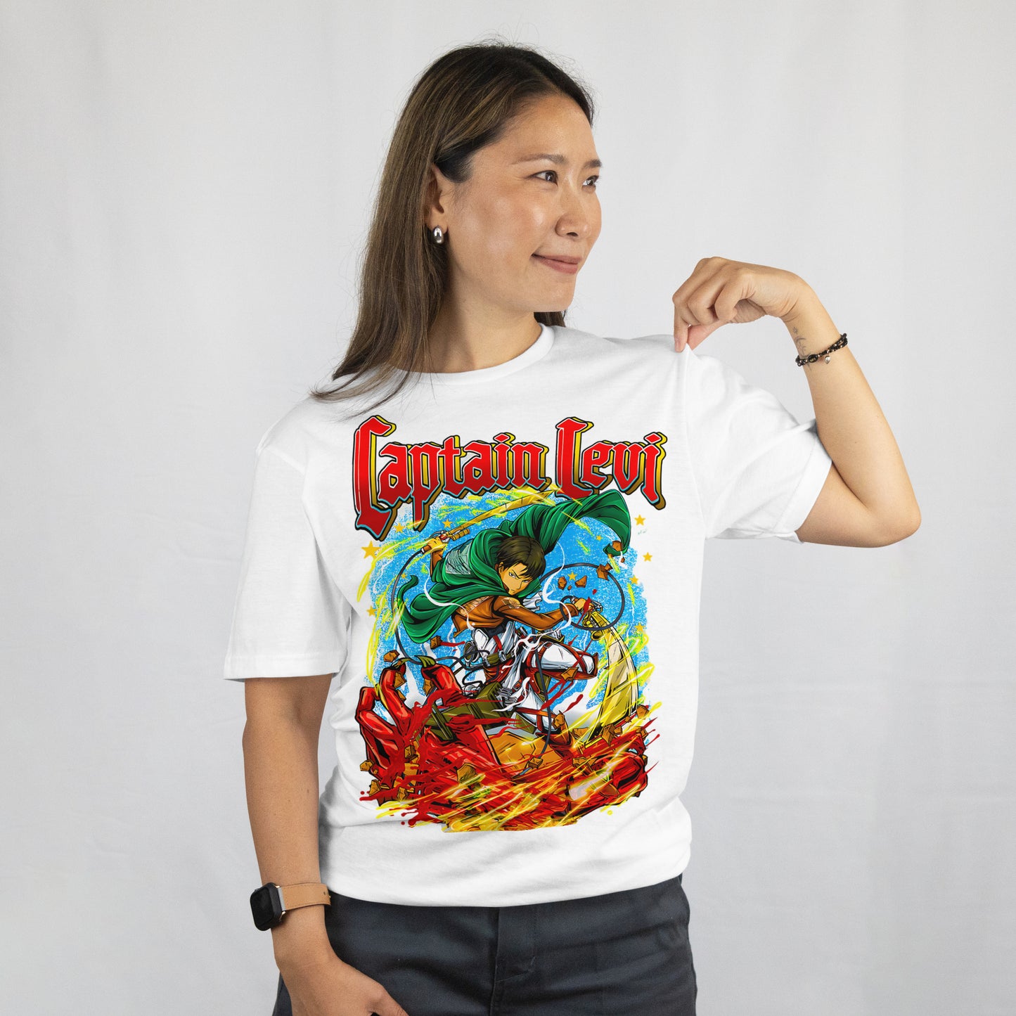 Captain Levi Graphic Tee - Attack on Titan