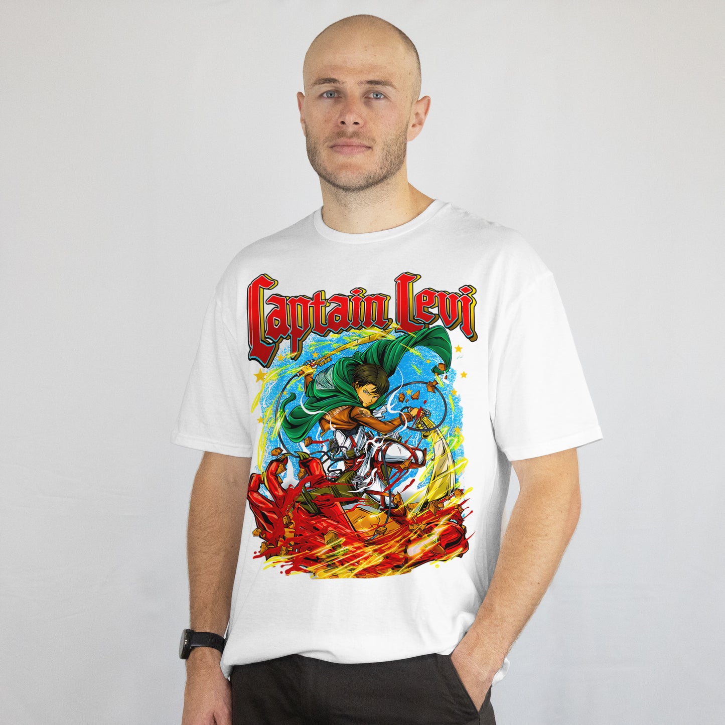 Captain Levi Graphic Tee - Attack on Titan