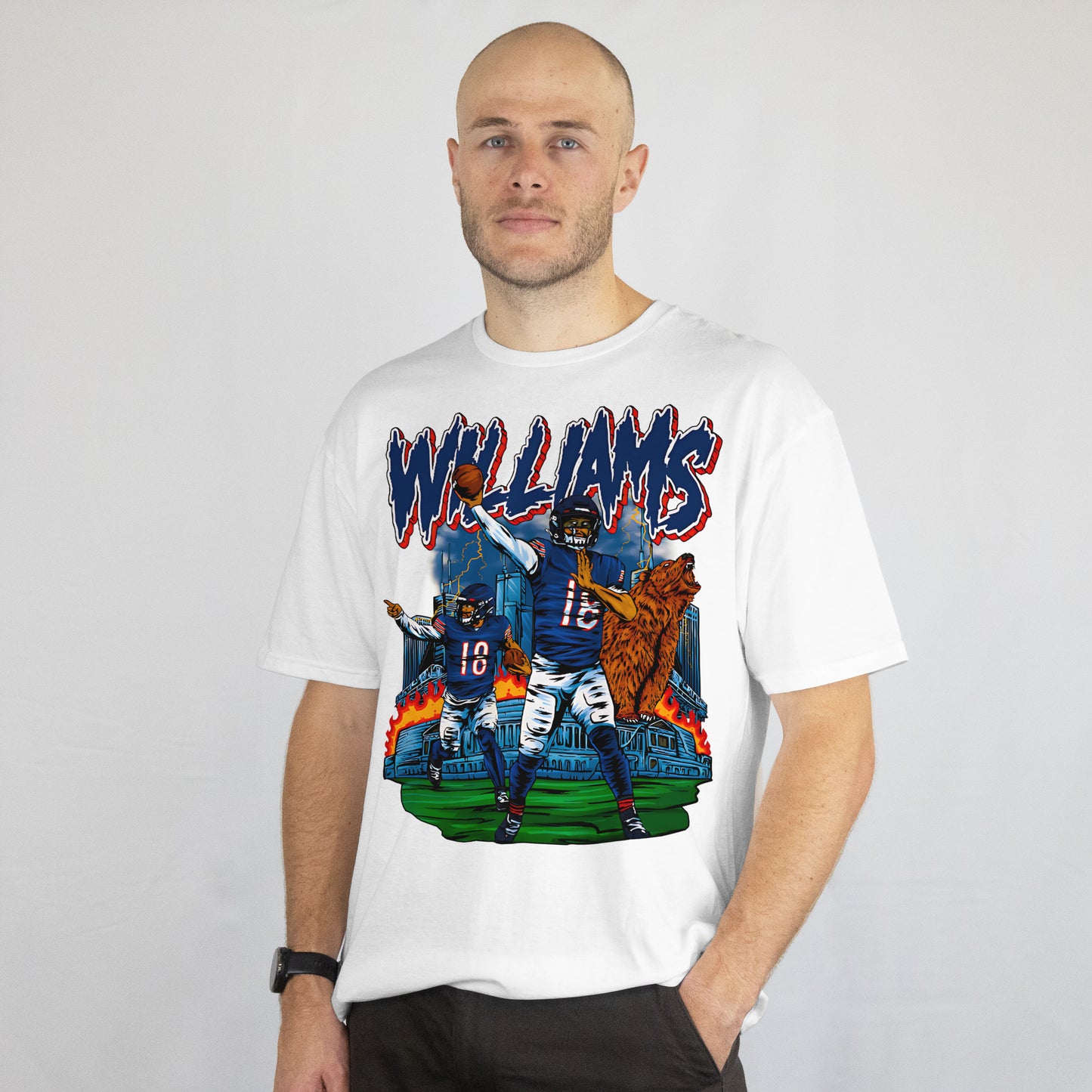 Caleb Williams Graphic Tee NFL Bears