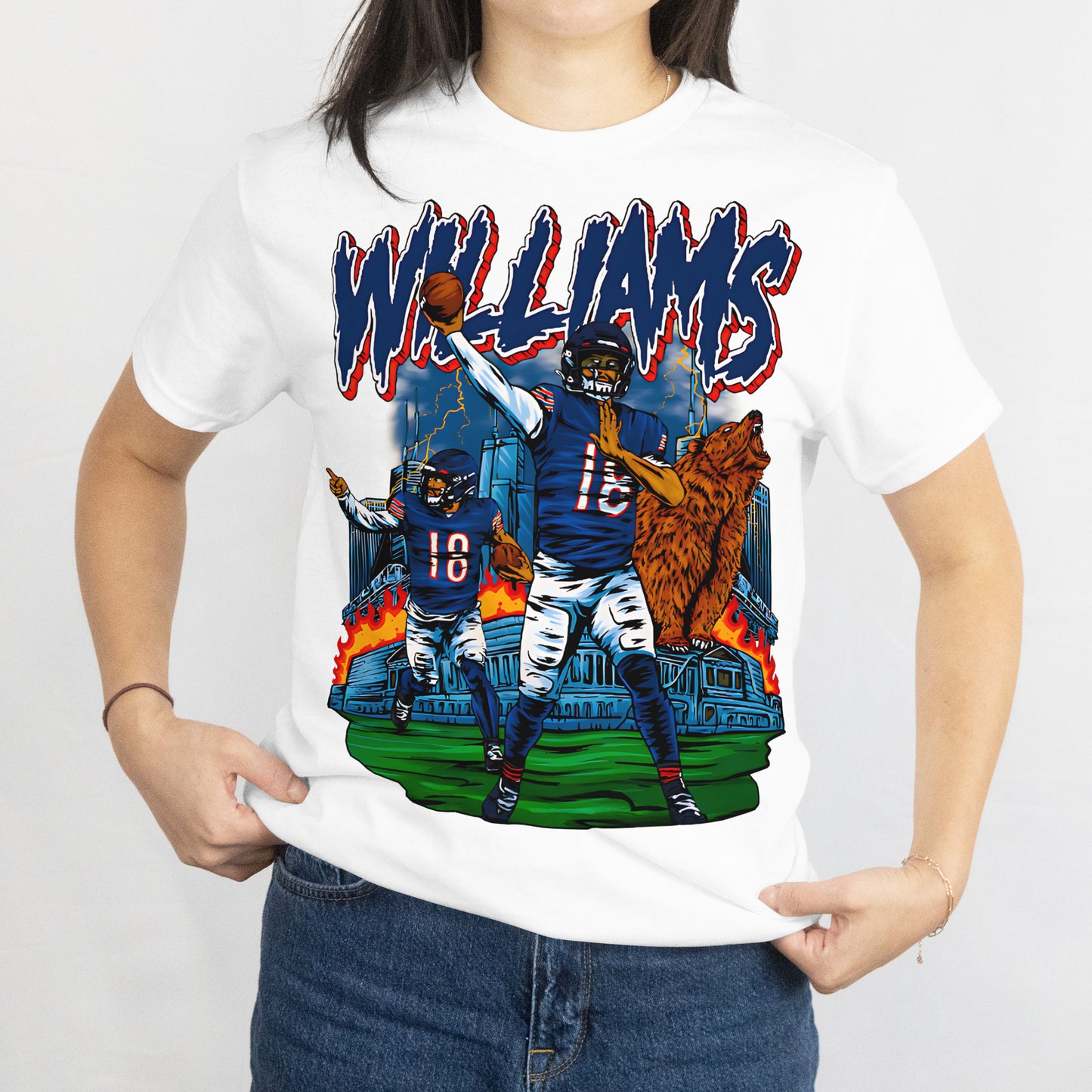 Caleb Williams Graphic Tee NFL Bears