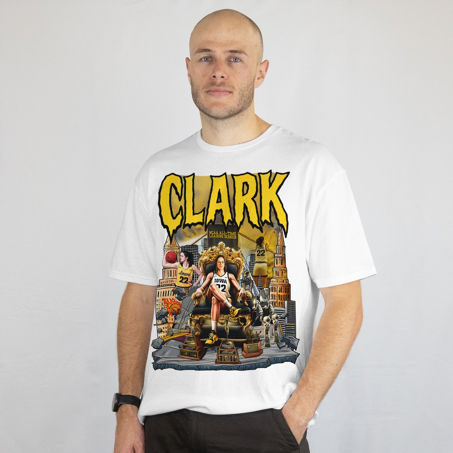 Caitlin Clark Graphic Tee - Iowa Throwback