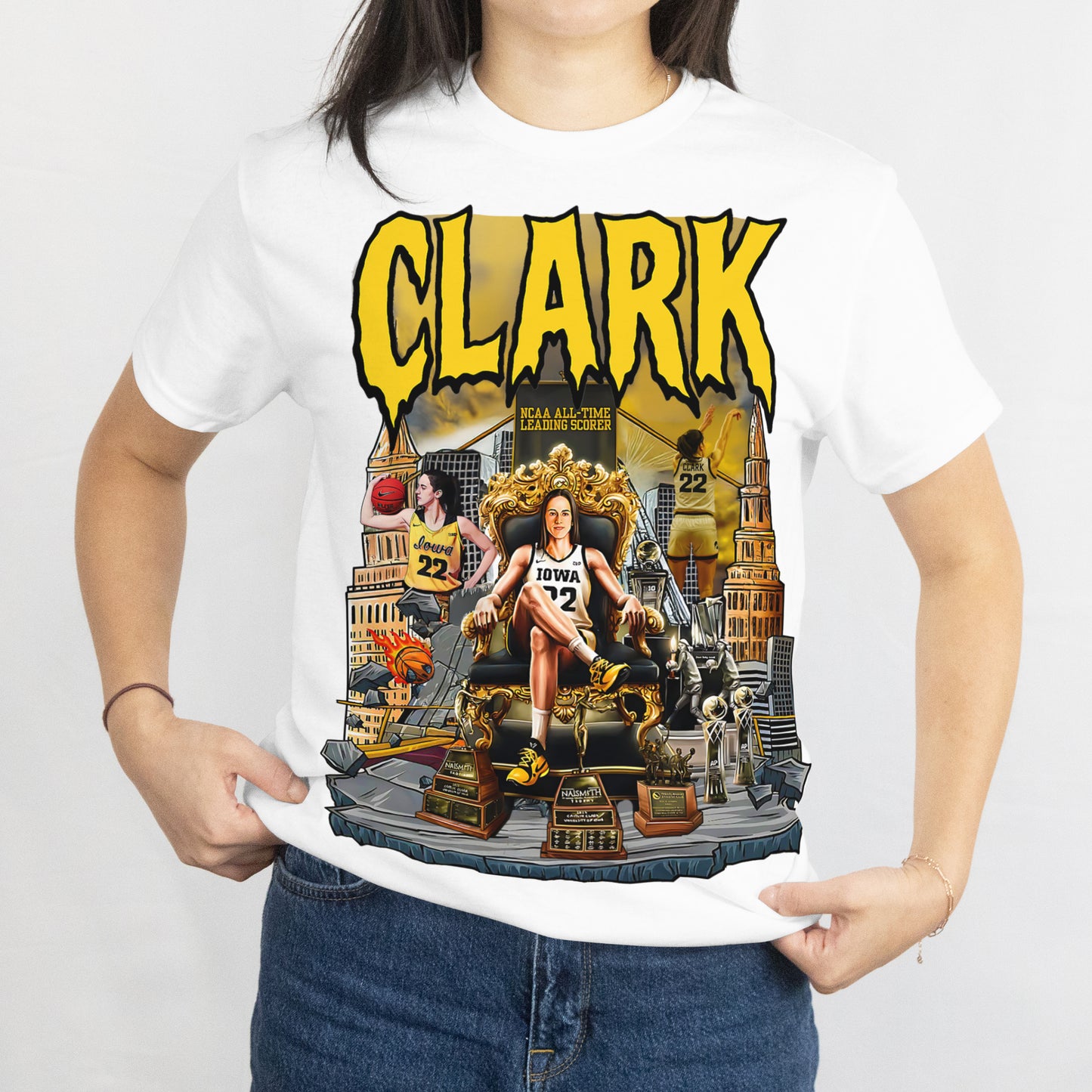 Caitlin Clark Graphic Tee - Iowa Throwback