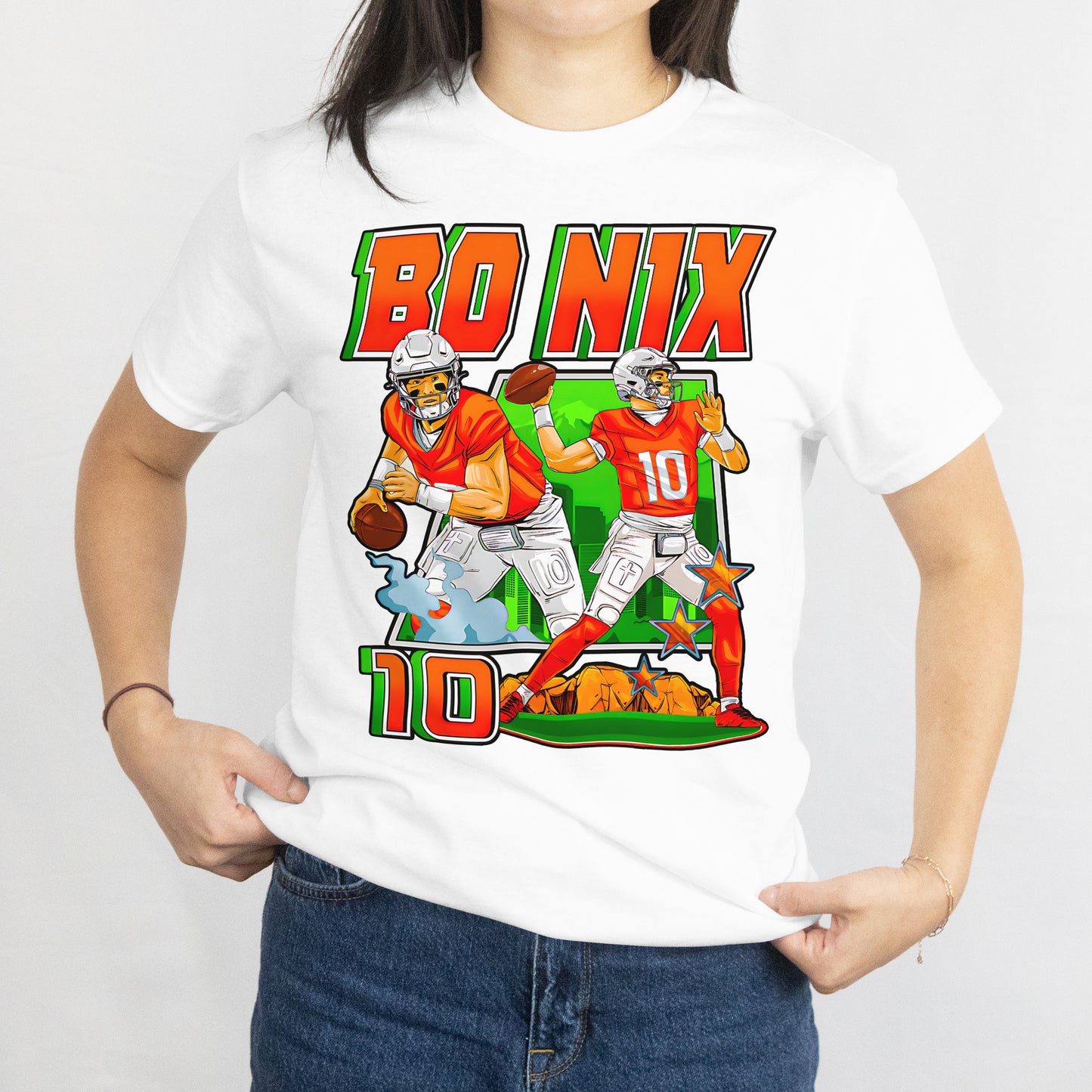Bo Nix Graphic Tee