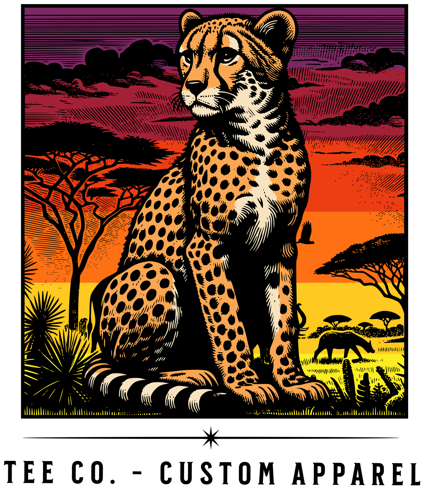 Tee Co. Custom A - Cheetah