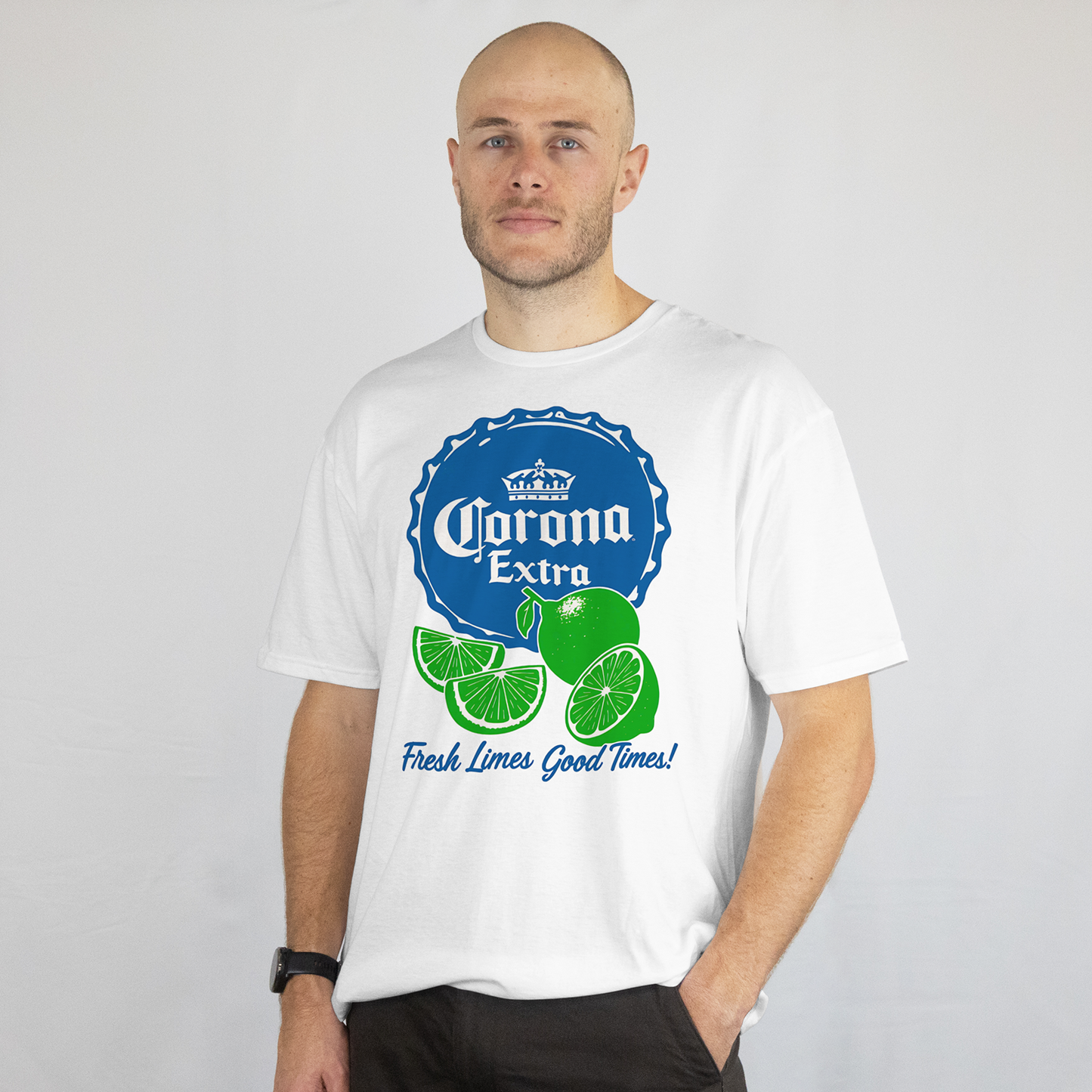 Corona Lime Graphic Tee