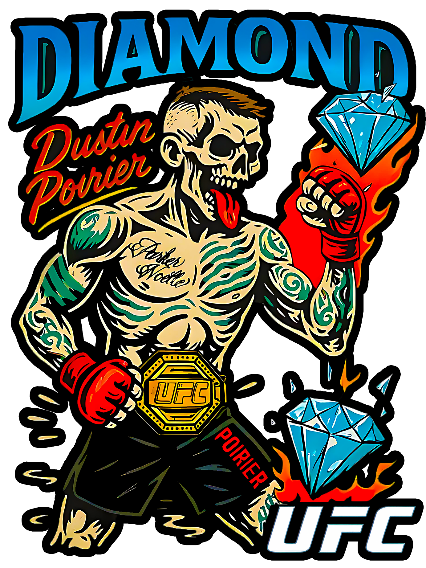 Dustin Poirier 'Diamond' Graphic Tee