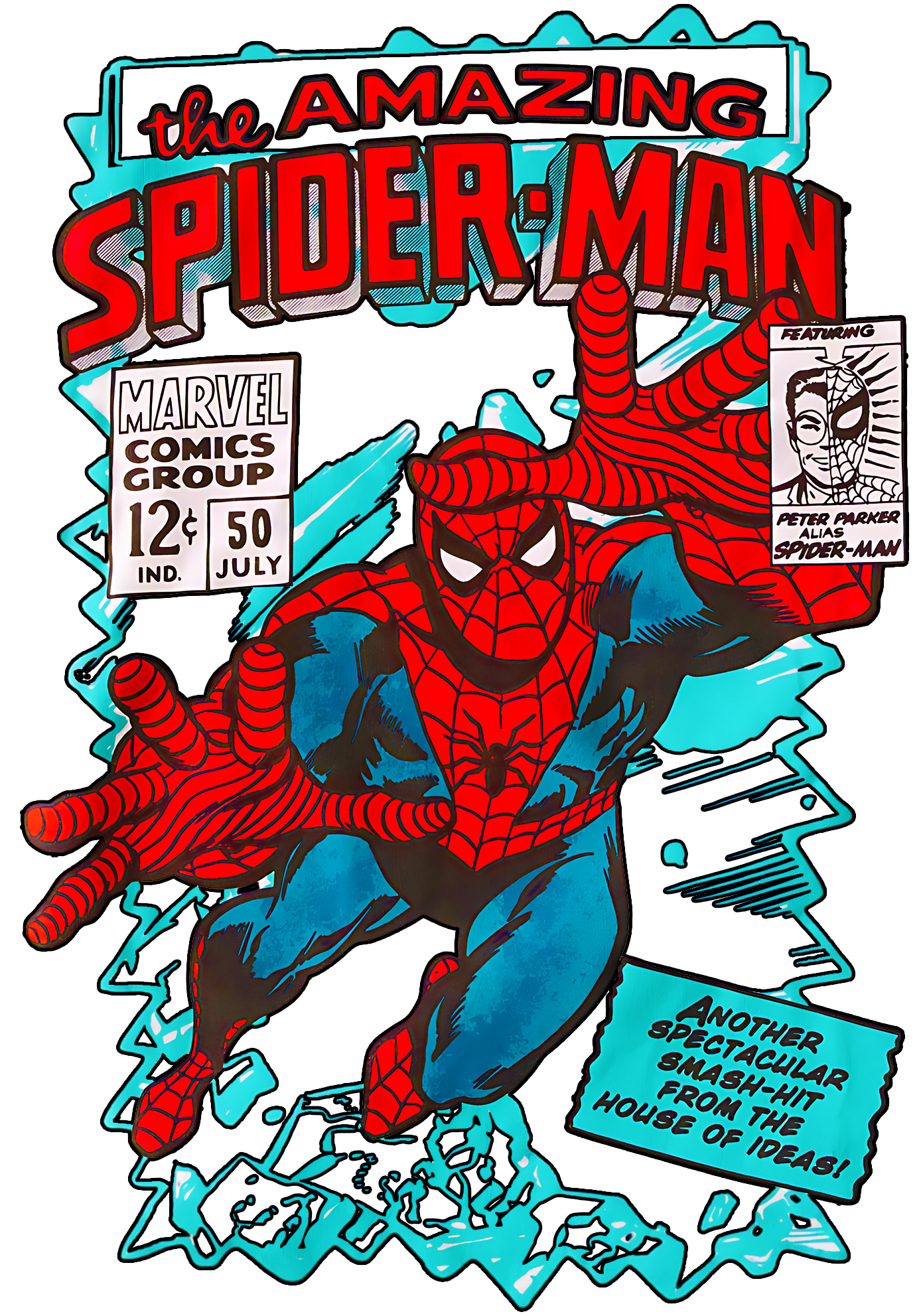 Spider Man Comic Graphic Tee