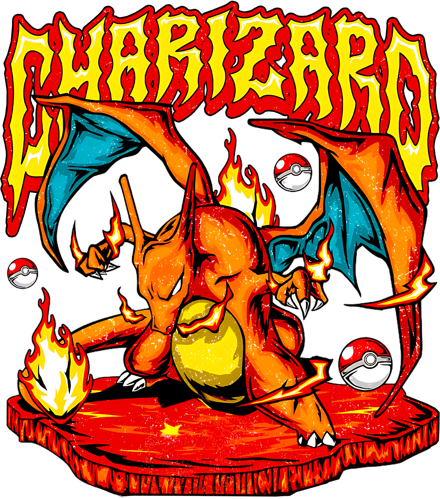 Charizard Graphic Tee Pokemon