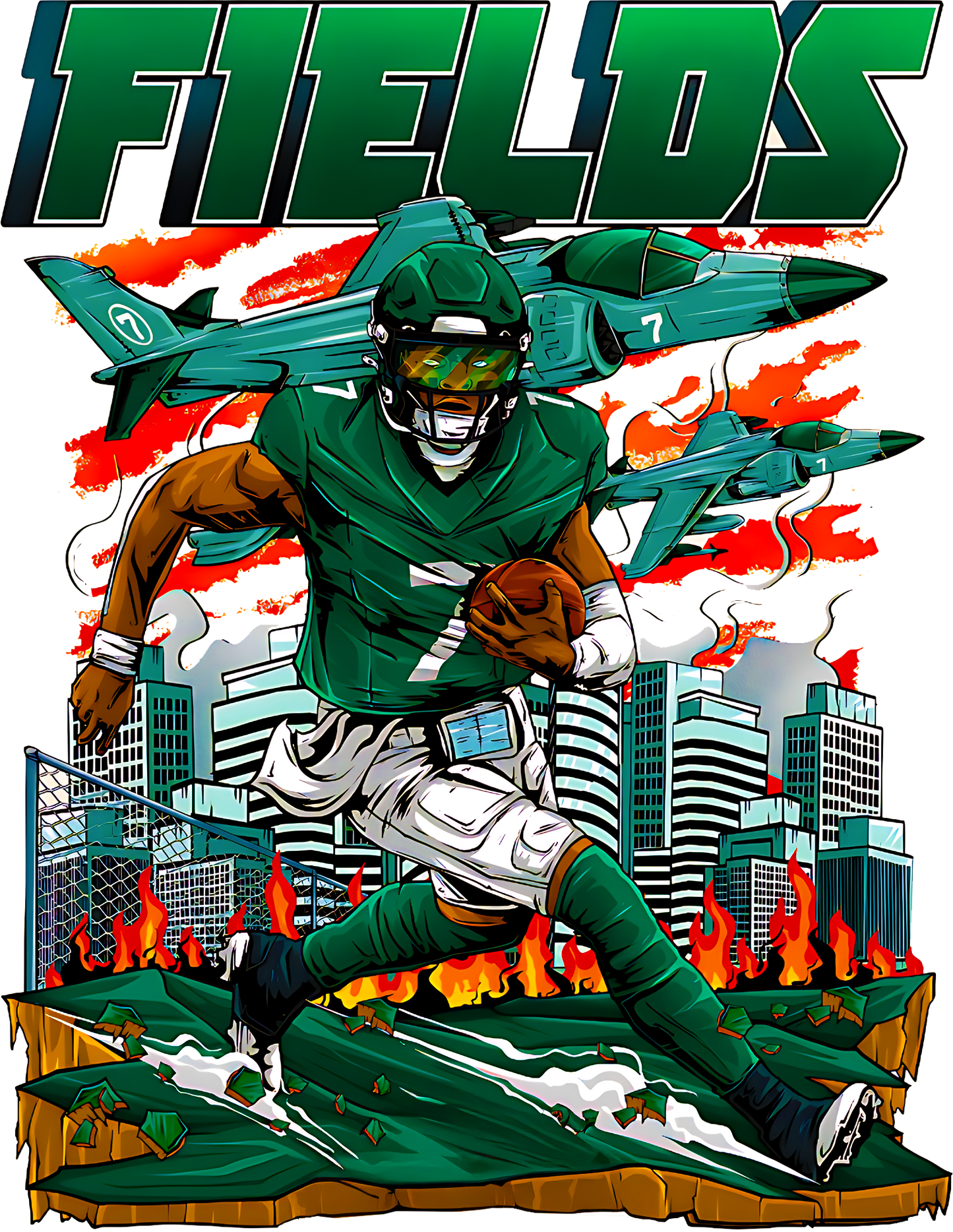 Justin Fields Graphic Tee