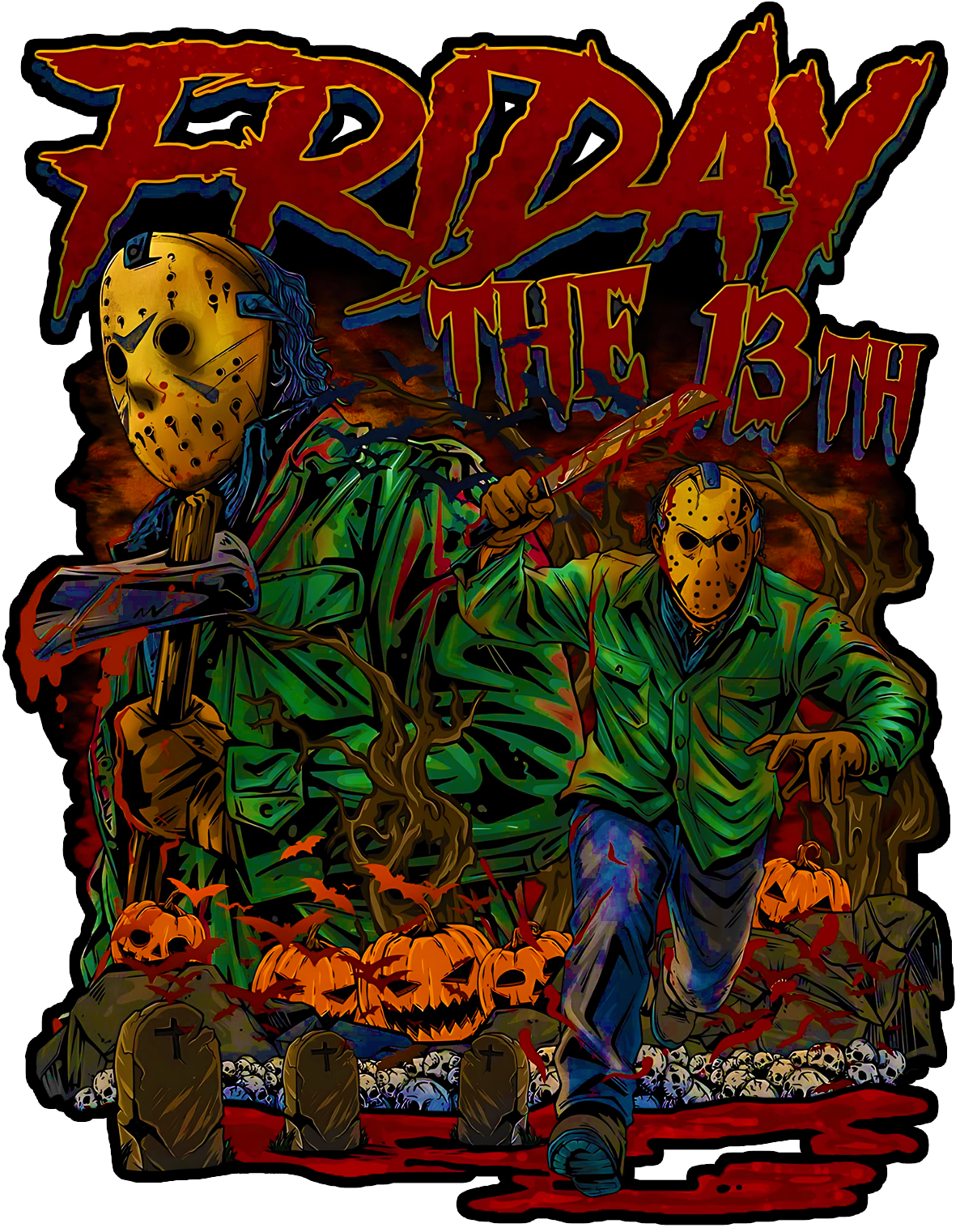 Friday the 13th Jason Voorhees Graphic Tee