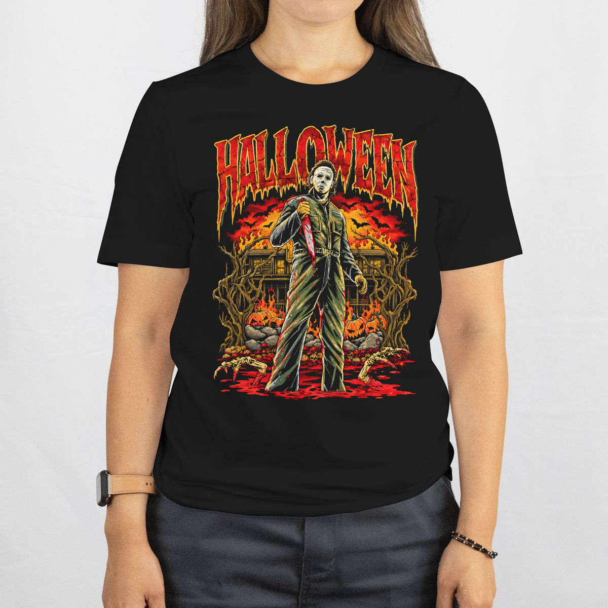 Halloween Michael Meyers Graphic Tee
