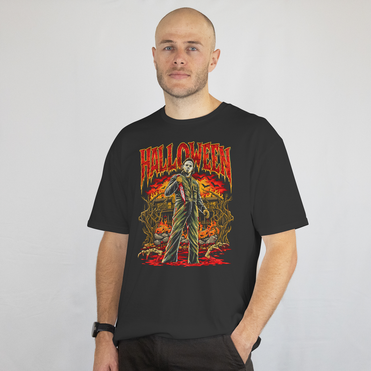Halloween Michael Meyers Graphic Tee
