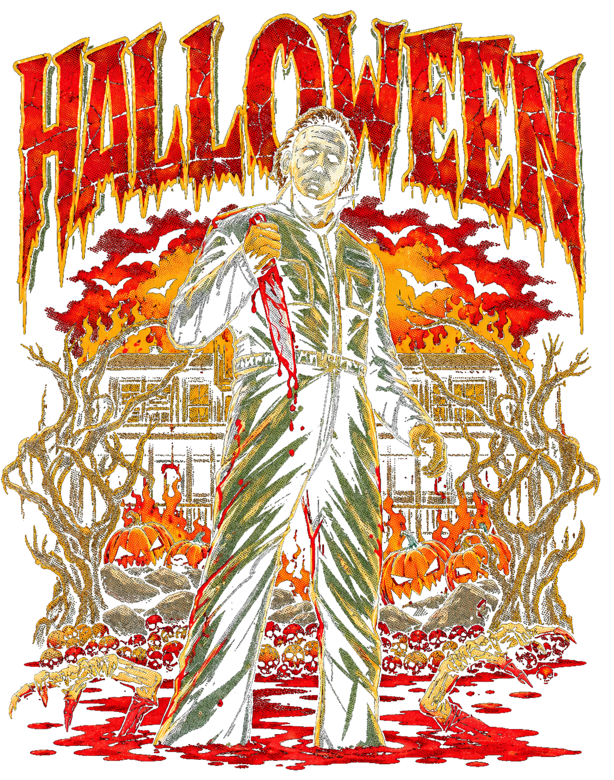 Halloween Michael Meyers Graphic Tee