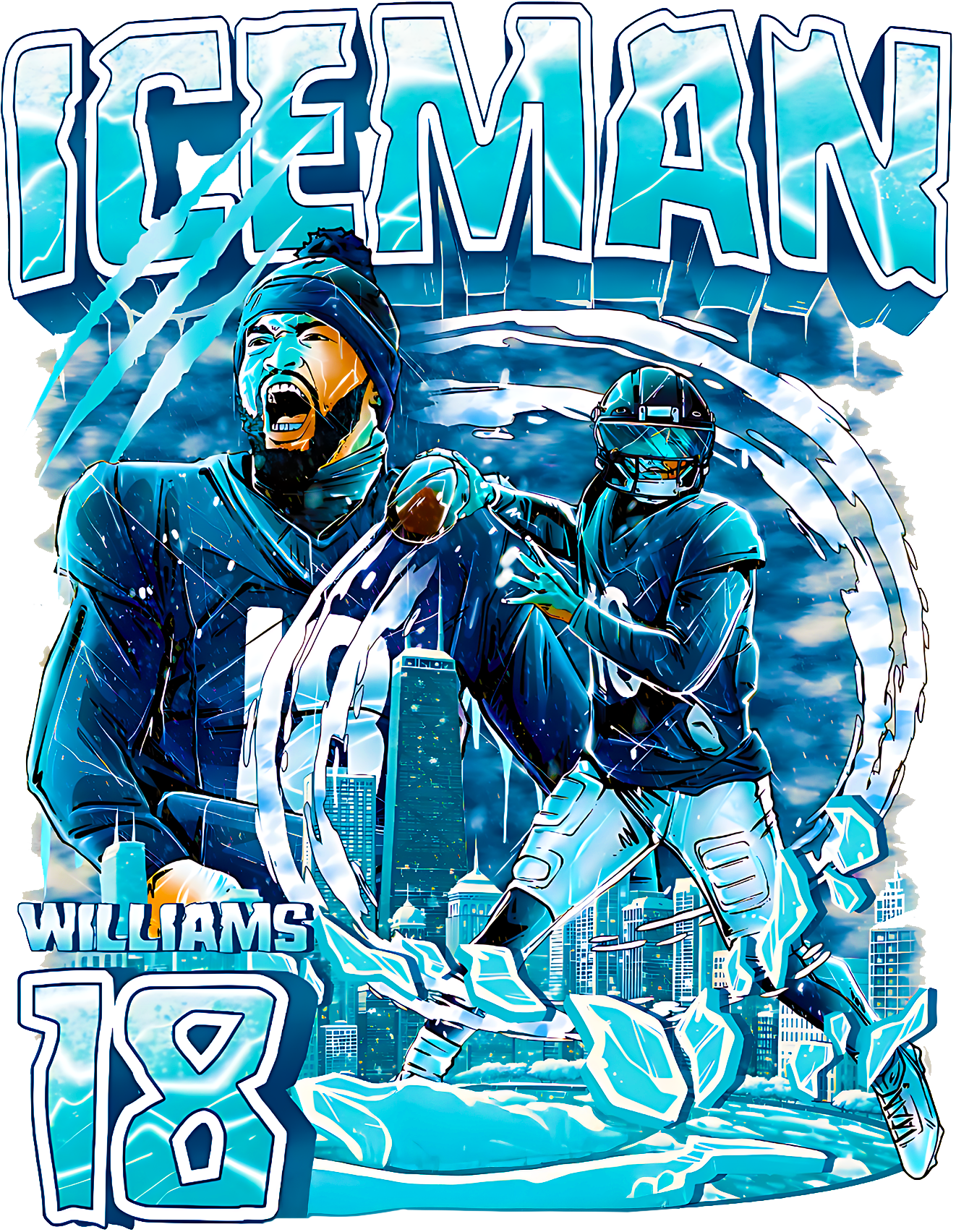 Caleb Williams 'Iceman' Graphic Tee