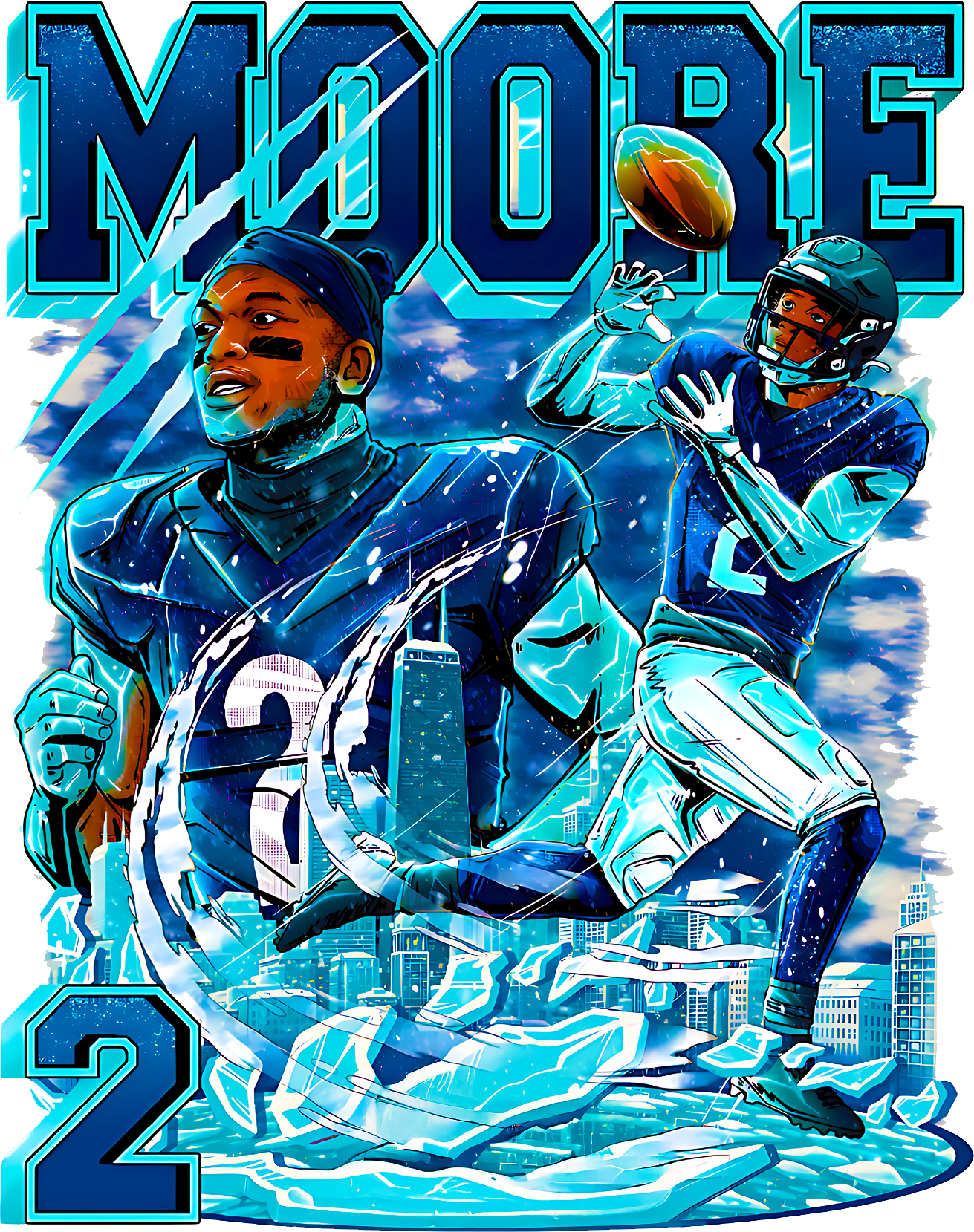 DJ Moore Graphic Tee v2