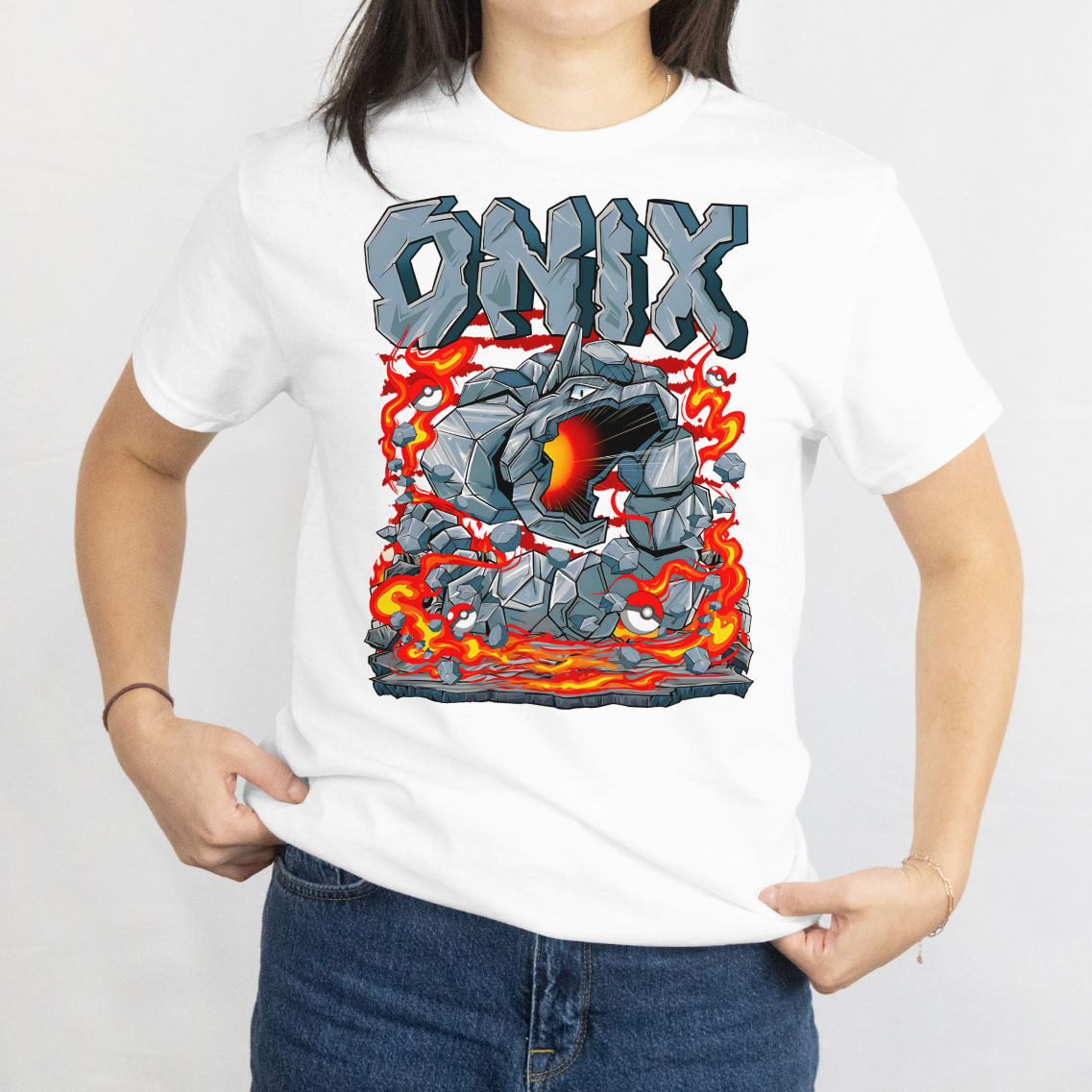 Onix Pokemon Graphic Tee