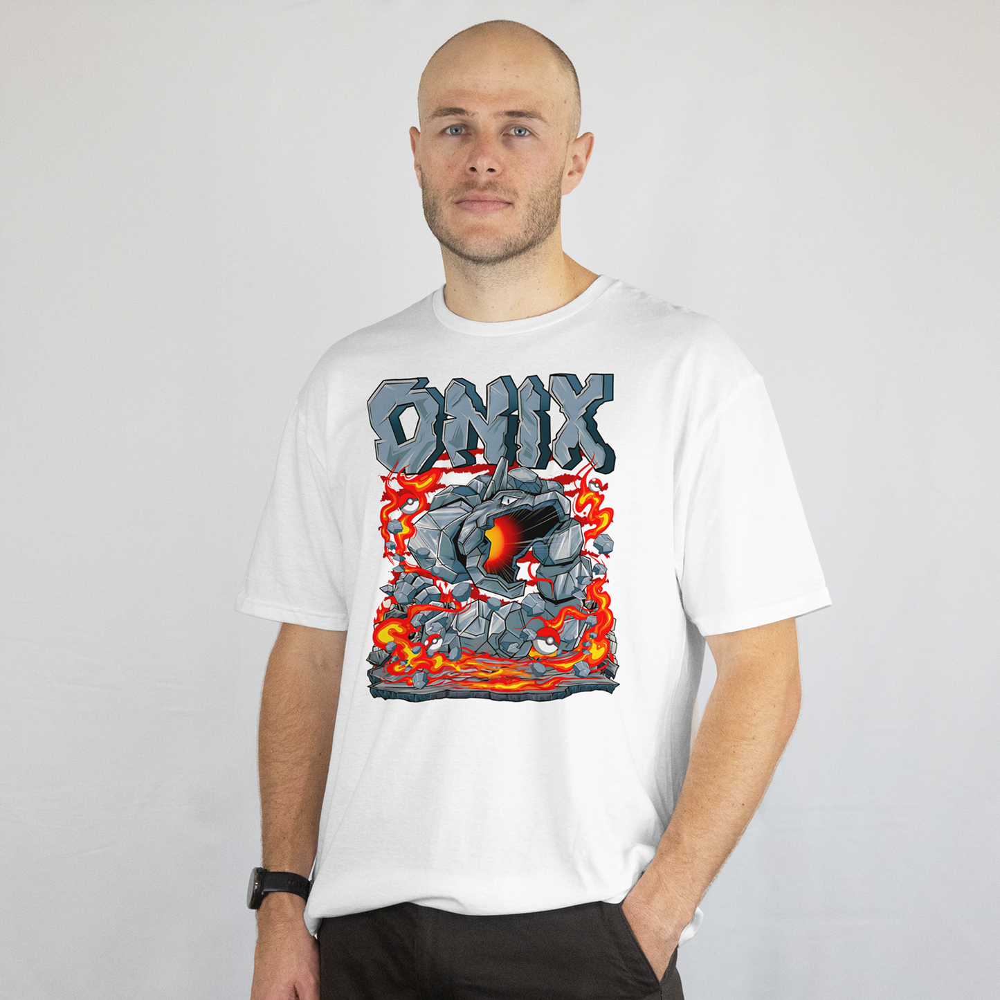 Onix Pokemon Graphic Tee