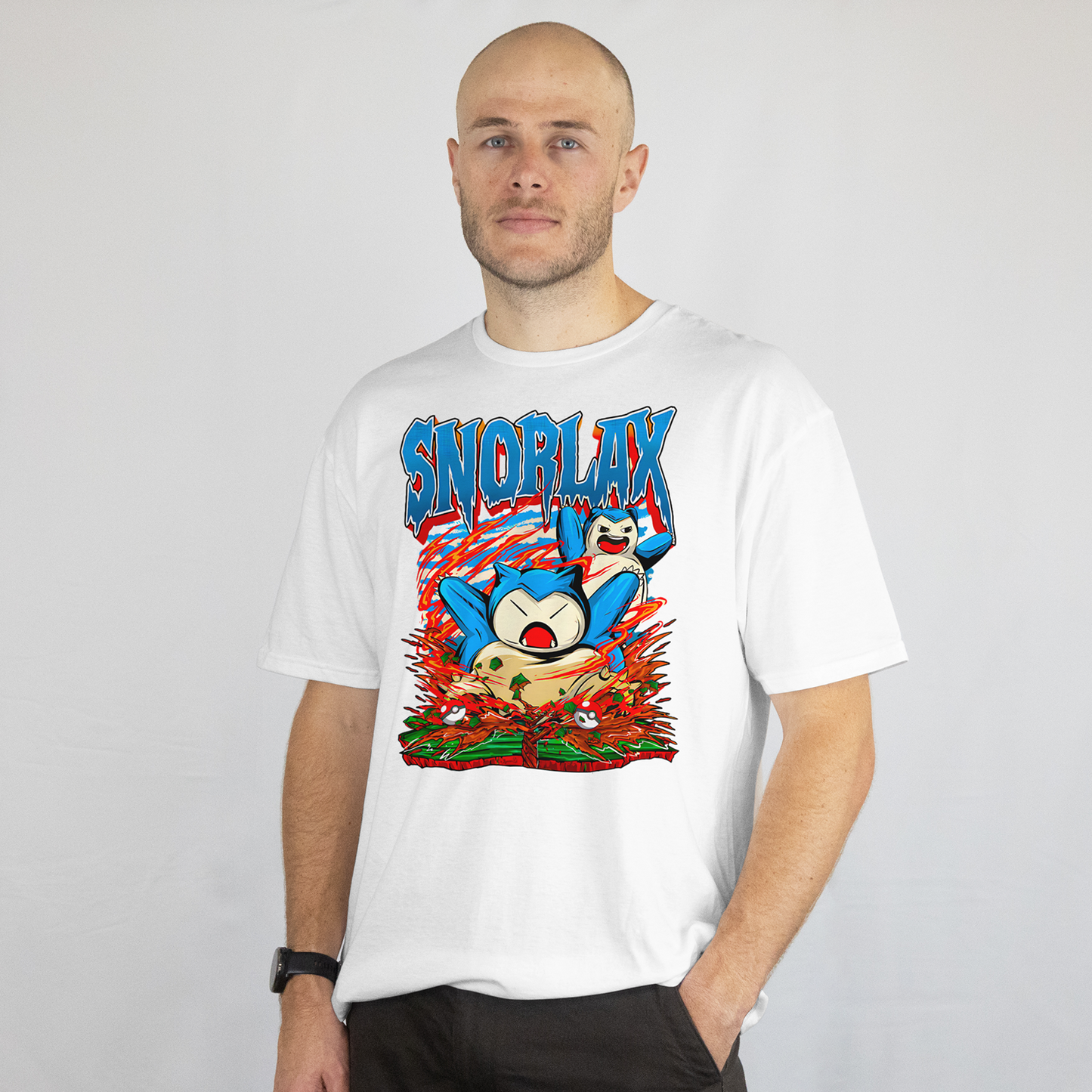 Snorlax Pokemon Graphic Tee