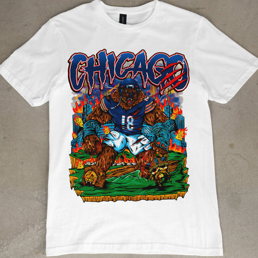 Chicago Bears Graphic Tee Mascot