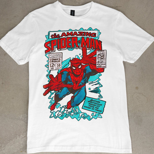 Spider Man Comic Graphic Tee