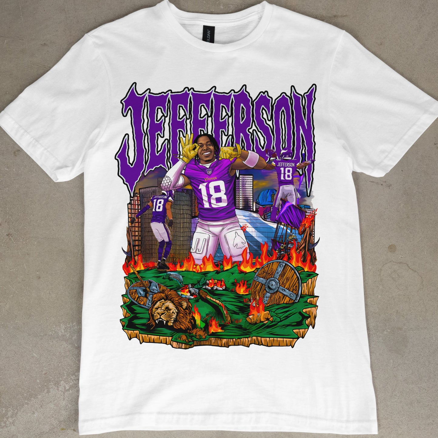 Justin Jefferson Graphic Tee v2