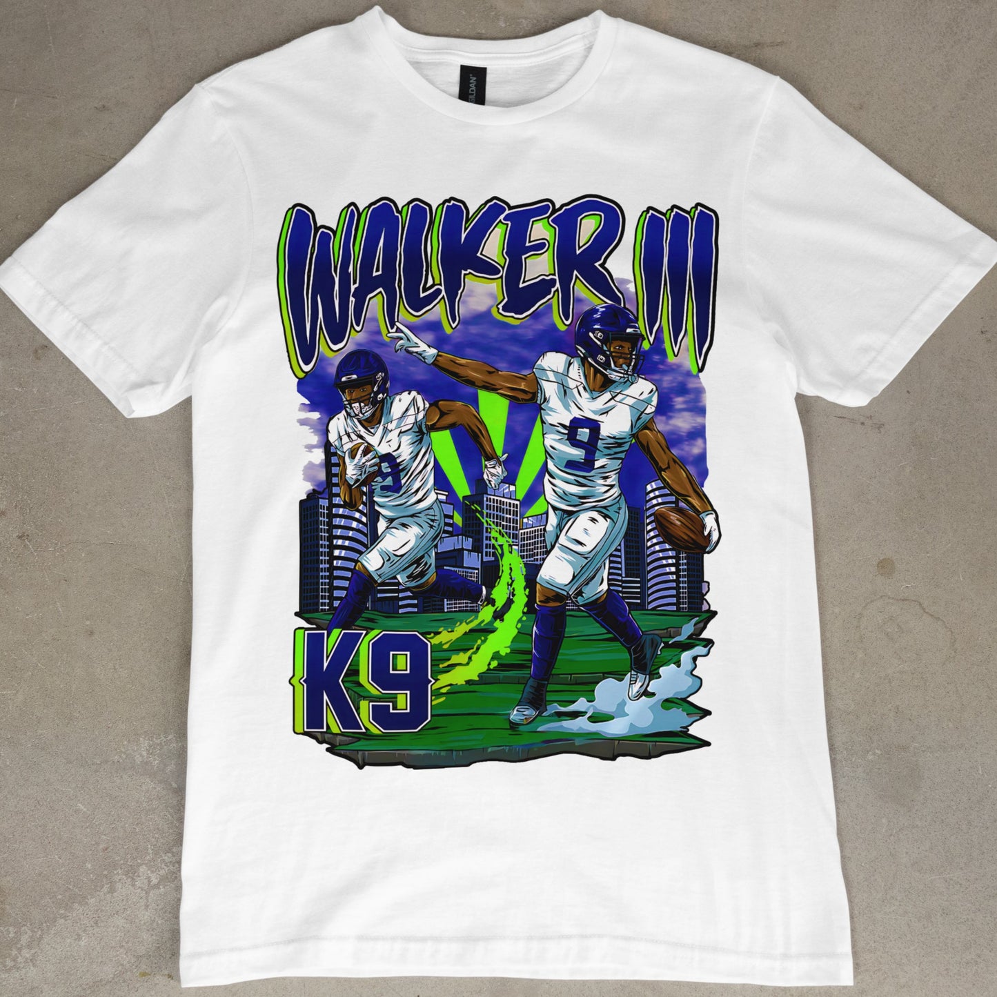 Kenneth Walker III 'K9' Graphic Tee