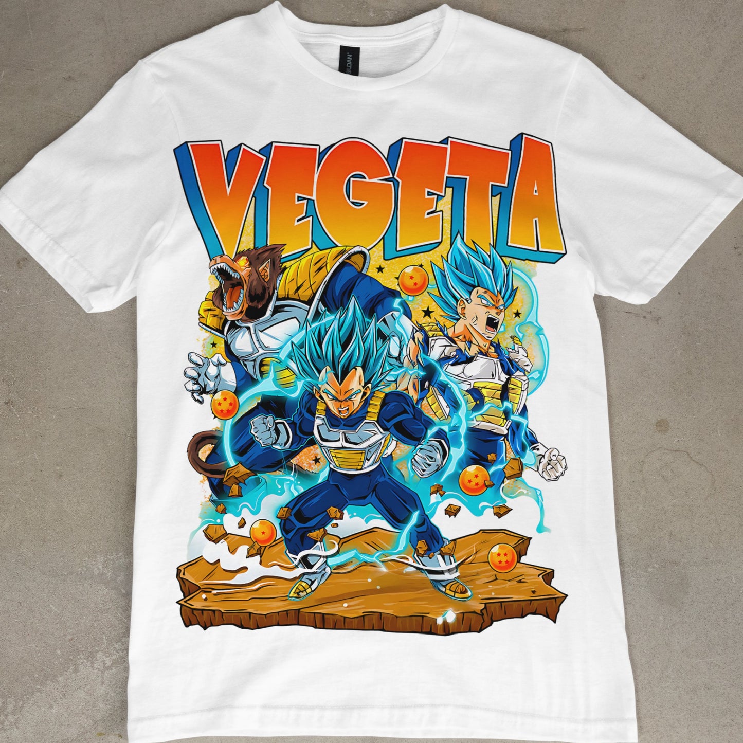 Vegeta Graphic Tee - Dragonball Z