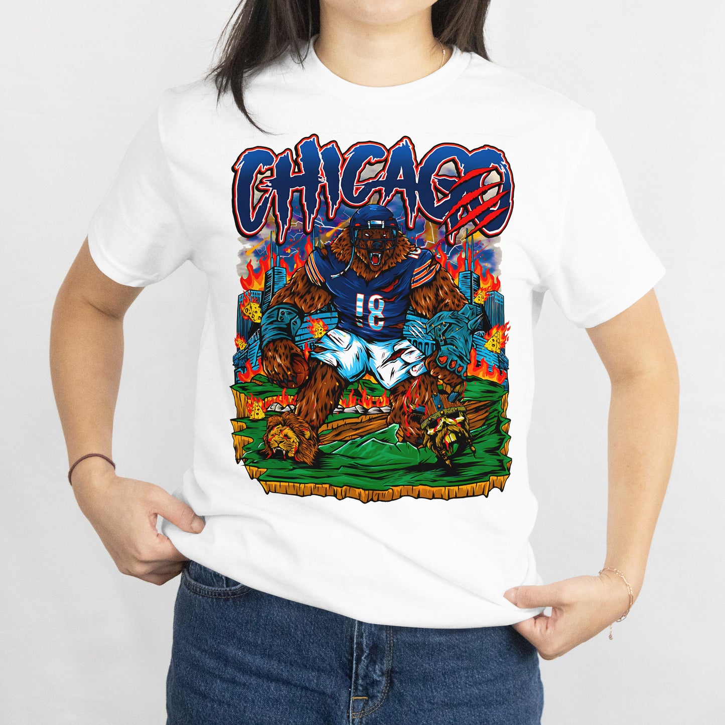 Chicago Bears Graphic Tee Mascot