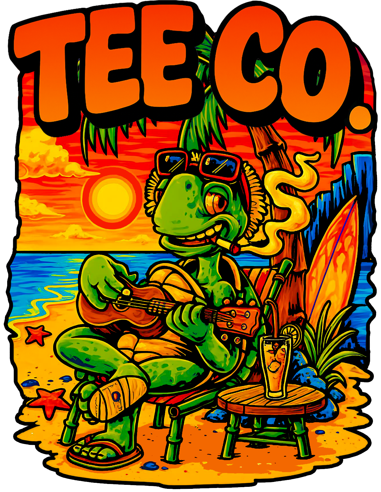 Tee Co. Custom - Turtle Beach