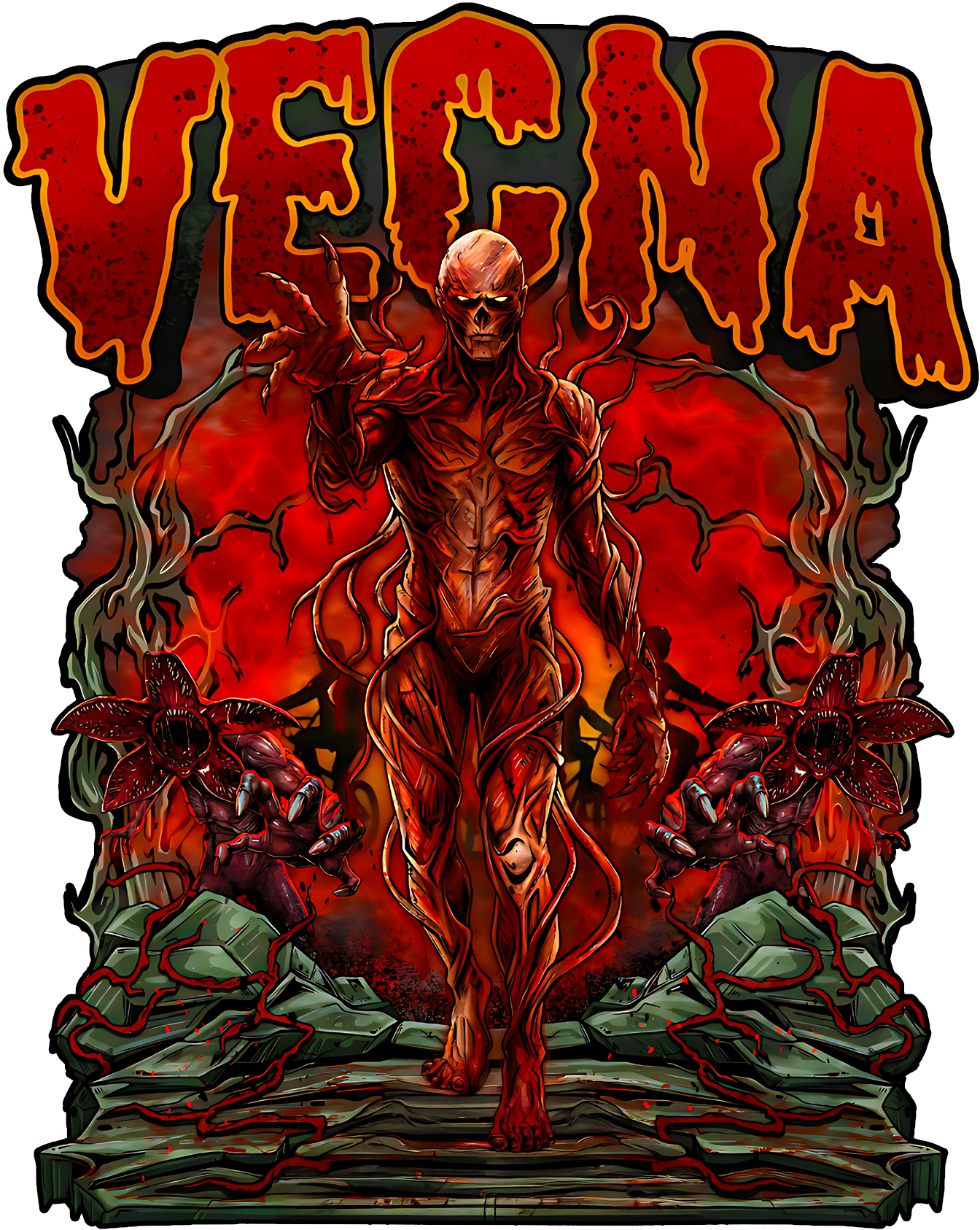 Vecna Stranger Things Graphic Tee