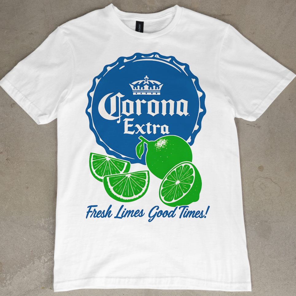 Corona Lime Graphic Tee