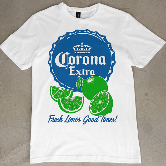 Corona Lime Graphic Tee
