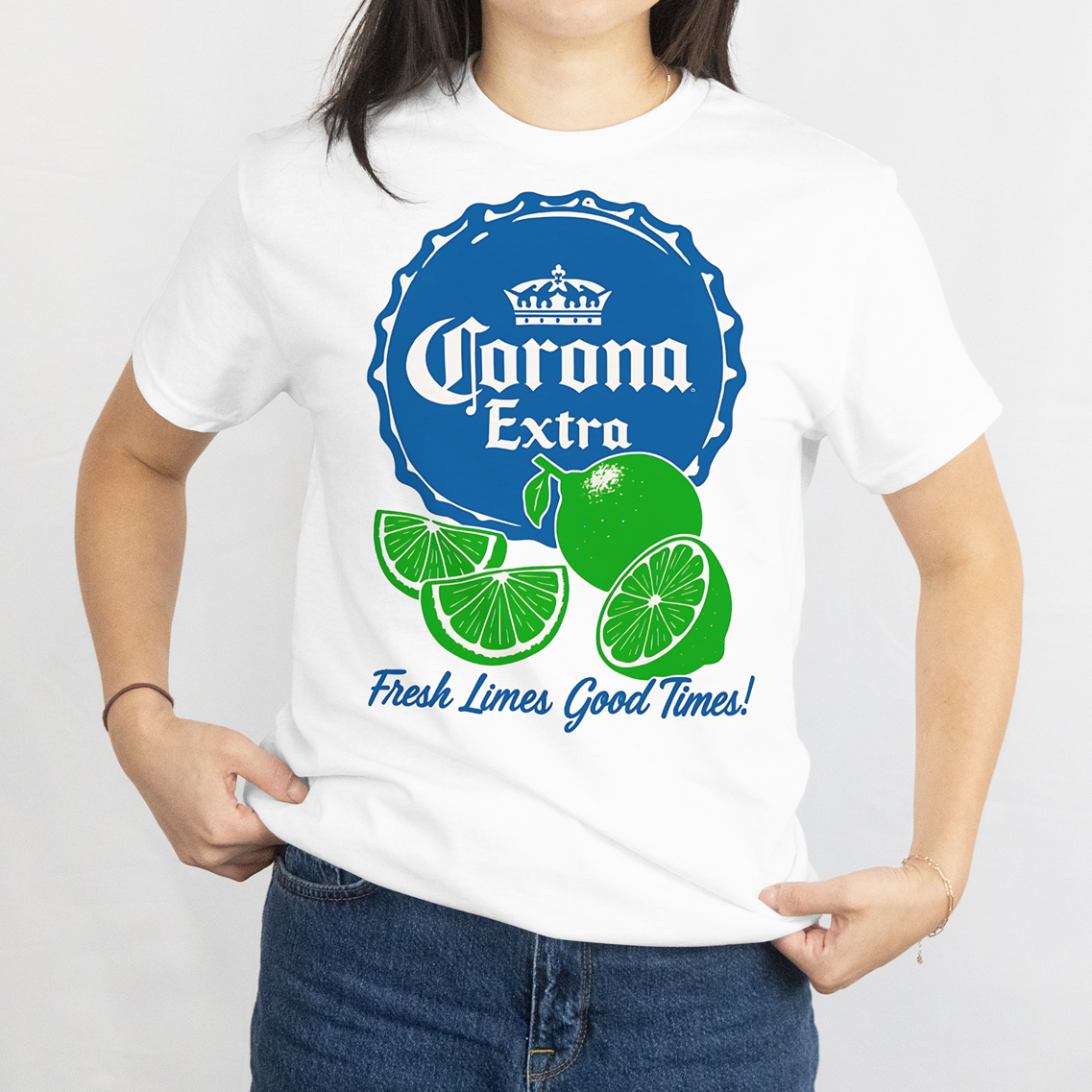 Corona Lime Graphic Tee