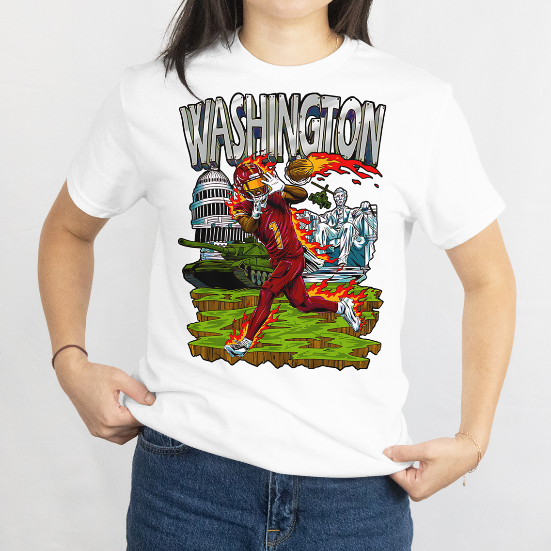 Washington Commanders Deebo Samuel Graphic Tee