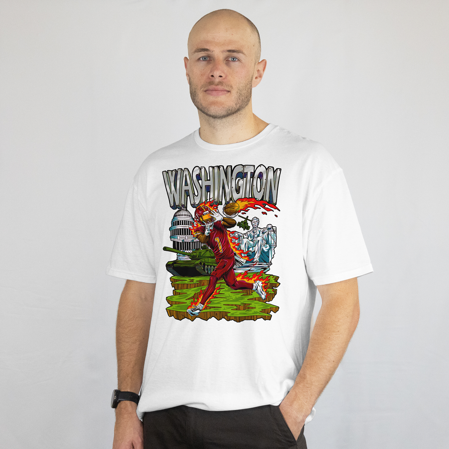 Washington Commanders Deebo Samuel Graphic Tee