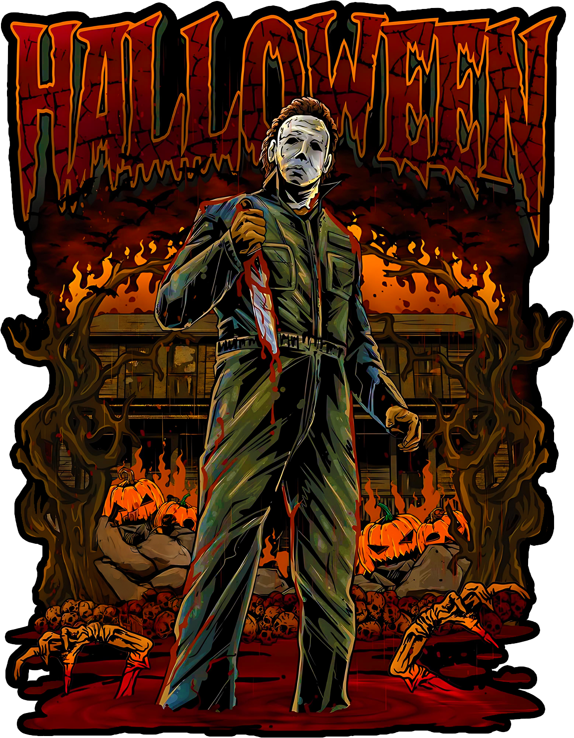 Michael Myers Halloween Graphic Tee