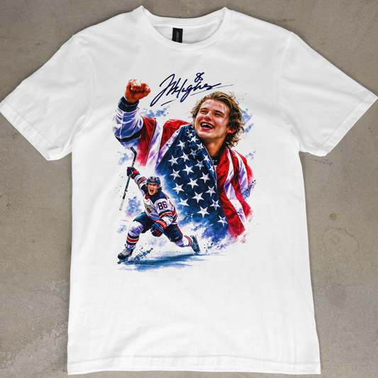 Jack Hughes USA Hockey Graphic Tee
