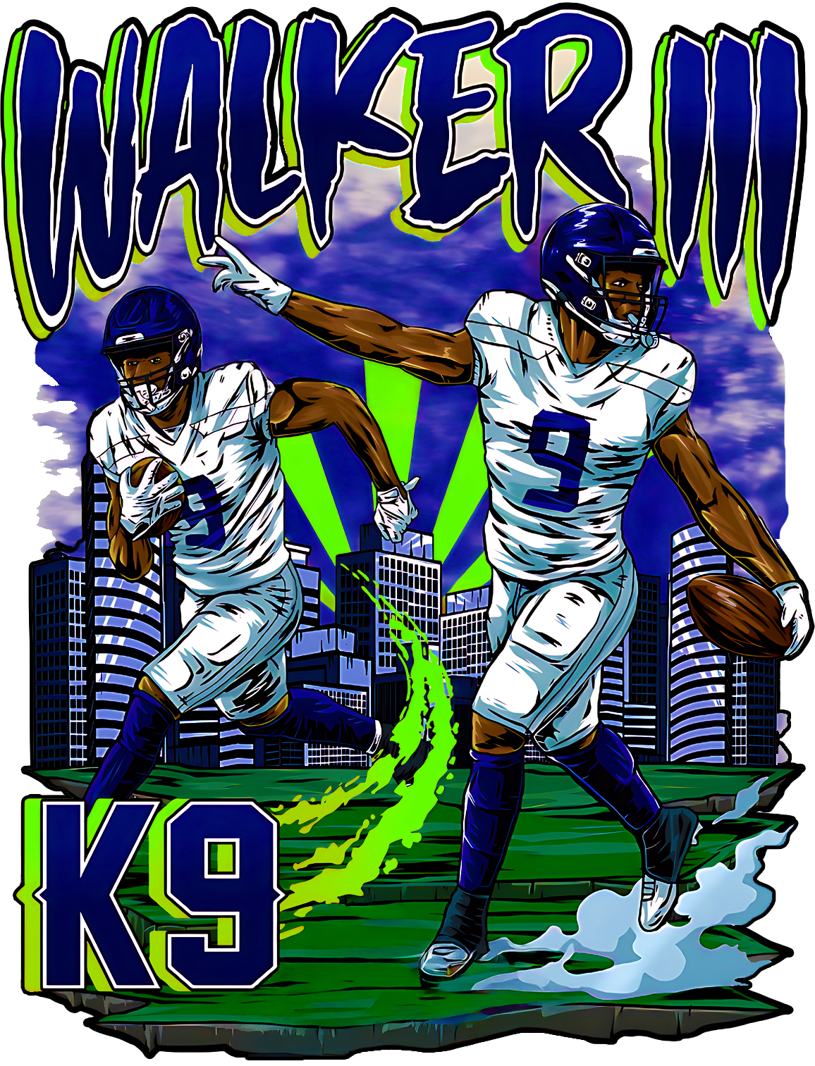 Kenneth Walker III 'K9' Graphic Tee