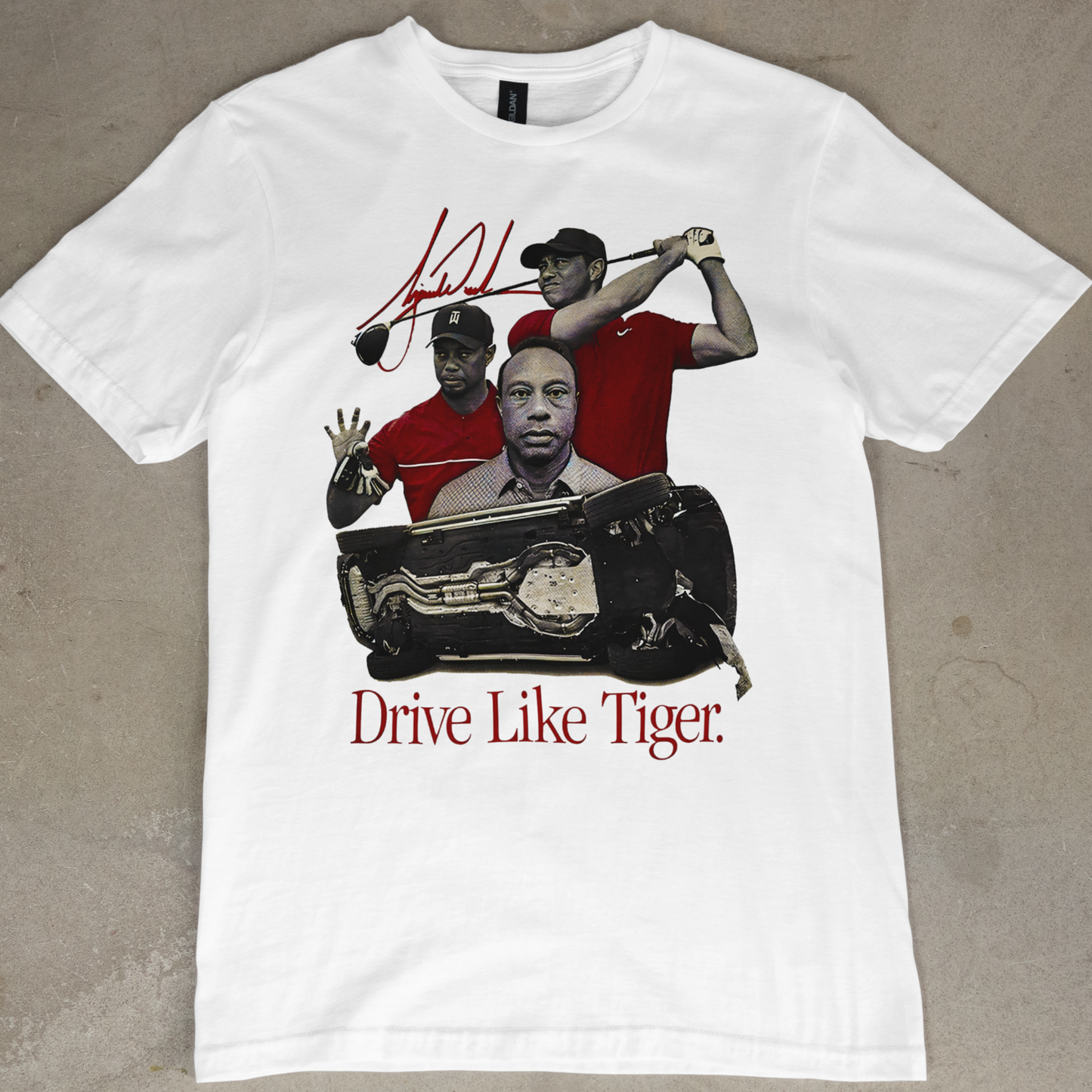 Tiger Woods "Drive Like Tiger" Graphic Tee
