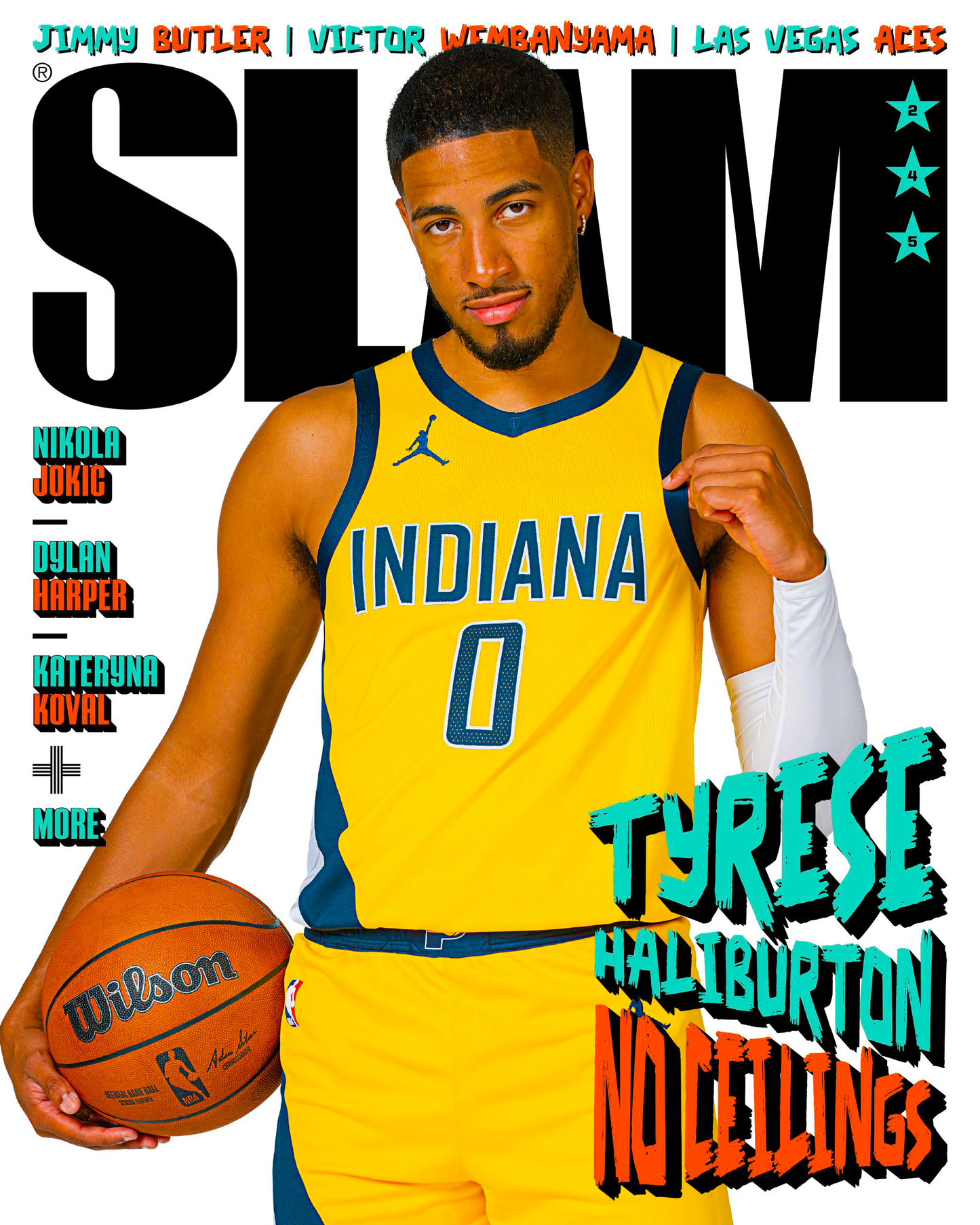Tyrese Haliburton Slam Cover Graphic Tee